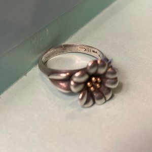 James Avery April Flower Ring. Used. Retired.